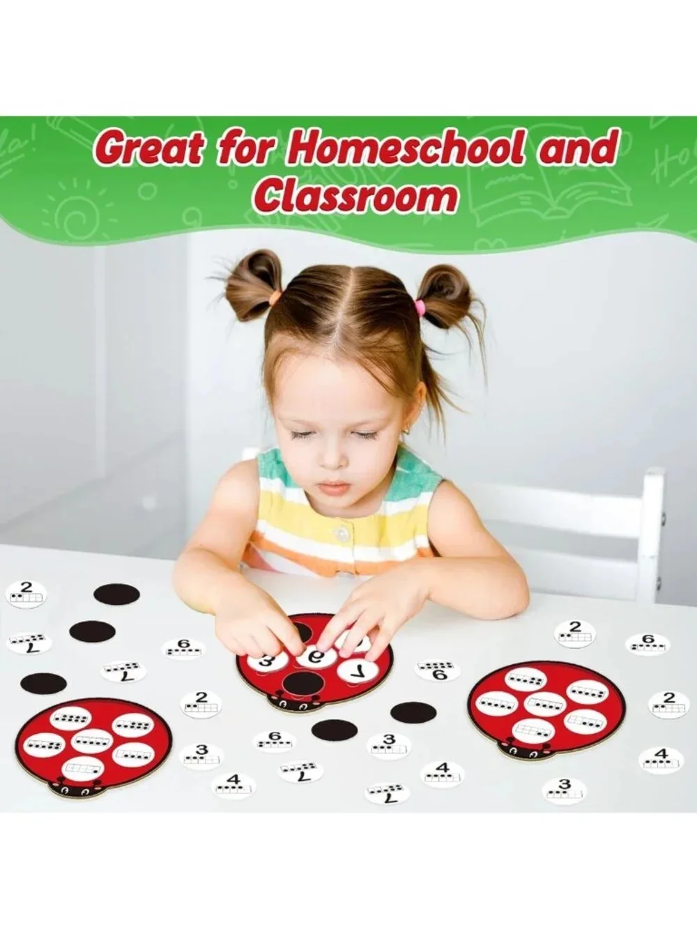 Engaging Math Games for Kids - Ten Frame Set, Addition & Subtraction Cards